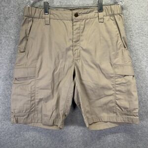 Vertx Phantom LT Shorts Mens 32 Khaki Tactical Cargo Canvas 9in Workwear Outdoor